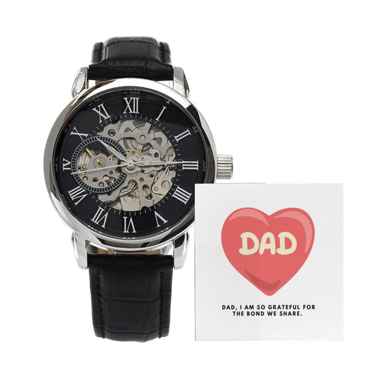 Gifts for Dad, Fathers Day from Daughter Son, Dad Birthday Watch Gifts Ideas, Best Dad Watch with Message, Happy Fathers Day, Birthday Gifts for Dad, from Daughter Son, Watch Gift For Dad