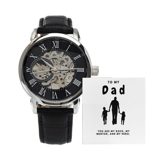 Gifts for Dad, Fathers Day from Daughter Son, Dad Birthday Watch Gifts Ideas, Best Dad Watch with Message, Happy Fathers Day, Birthday Gifts for Dad, from Daughter Son, Watch Gift For Dad