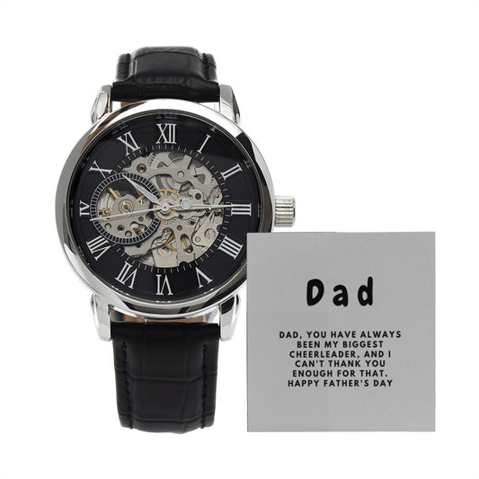 Gifts for Dad, Fathers Day from Daughter Son, Dad Birthday Watch Gifts Ideas, Best Dad Watch with Message, Happy Fathers Day, Birthday Gifts for Dad, from Daughter Son, Watch Gift For Dad
