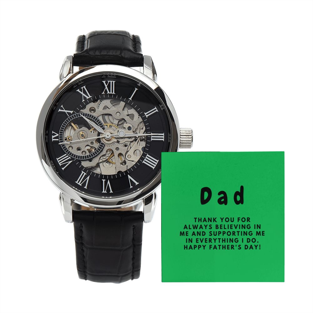 Gifts for Dad, Fathers Day from Daughter Son, Dad Birthday Watch Gifts Ideas, Best Dad Watch with Message, Happy Fathers Day, Birthday Gifts for Dad, from Daughter Son, Watch Gift For Dad
