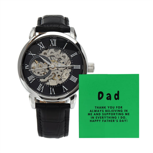 Gifts for Dad, Fathers Day from Daughter Son, Dad Birthday Watch Gifts Ideas, Best Dad Watch with Message, Happy Fathers Day, Birthday Gifts for Dad, from Daughter Son, Watch Gift For Dad