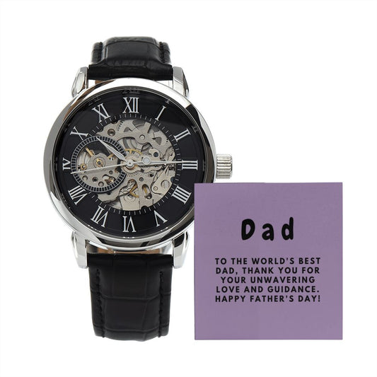Gifts for Dad, Fathers Day from Daughter Son, Dad Birthday Watch Gifts Ideas, Best Dad Watch with Message, Happy Fathers Day, Birthday Gifts for Dad, from Daughter Son, Watch Gift For Dad