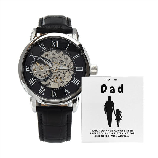 Gifts for Dad, Fathers Day from Daughter Son, Dad Birthday Watch Gifts Ideas, Best Dad Watch with Message, Happy Fathers Day, Birthday Gifts for Dad, from Daughter Son, Watch Gift For Dad