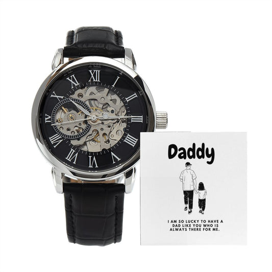 Gifts for Dad, Fathers Day from Daughter Son, Dad Birthday Watch Gifts Ideas, Best Dad Watch with Message, Happy Fathers Day, Birthday Gifts for Dad, from Daughter Son, Watch Gift For Dad