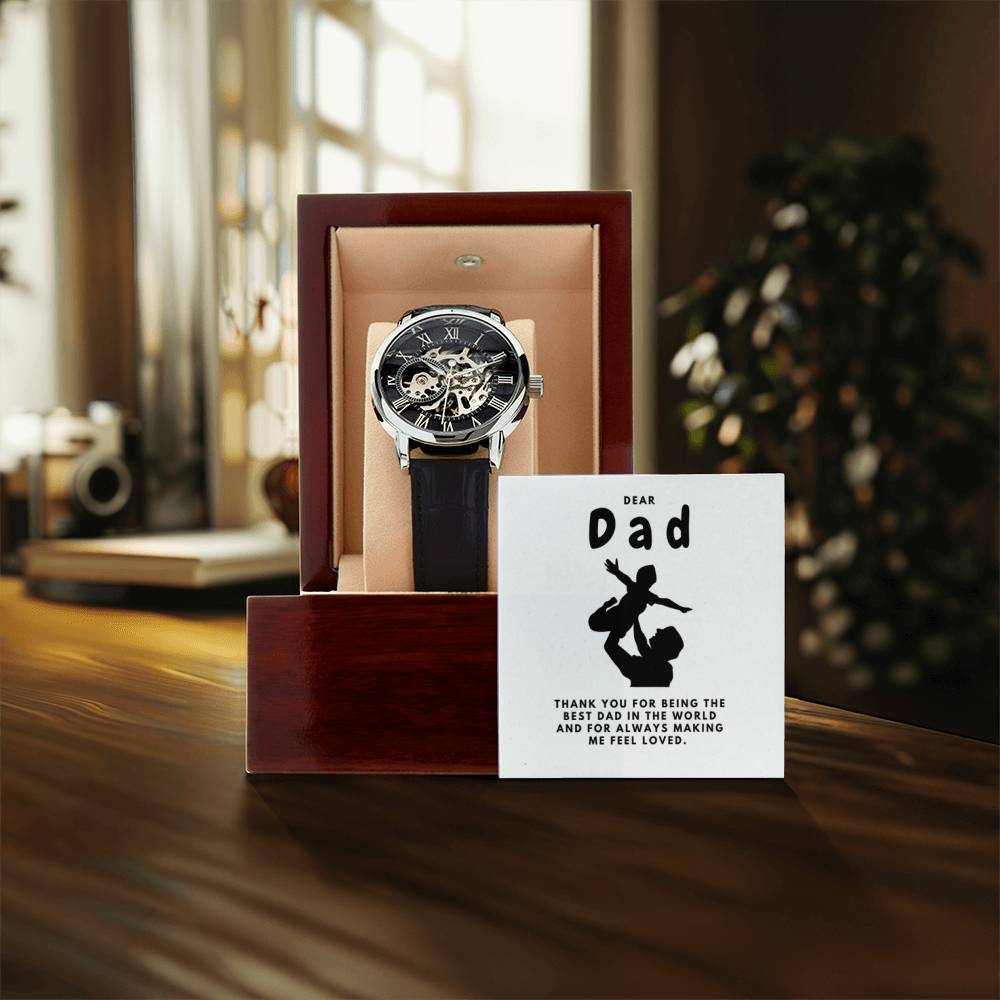 Gifts for Dad, Fathers Day from Daughter Son, Dad Birthday Watch Gifts Ideas, Best Dad Watch with Message, Happy Fathers Day, Birthday Gifts for Dad, from Daughter Son, Watch Gift For Dad