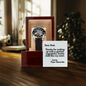 Cute Funny Father Watch, for Dad, Gift from Daughter, from Son, Message Card Watch
