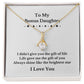 To My Bonus Daughter Necklace, Jewelry Gift From Parents Bright Star Necklace, Step Daughter Gift