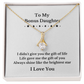 To My Bonus Daughter Necklace, Jewelry Gift