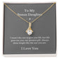 To My Bonus Daughter Necklace, Jewelry Gift From Parents Bright Star Necklace, Step Daughter Gift