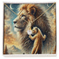 Lion Necklace, Silver or Gold Lion Necklace, Wild Animal Necklace, From Dad Necklace, Jewelry, Daughter Son Gift