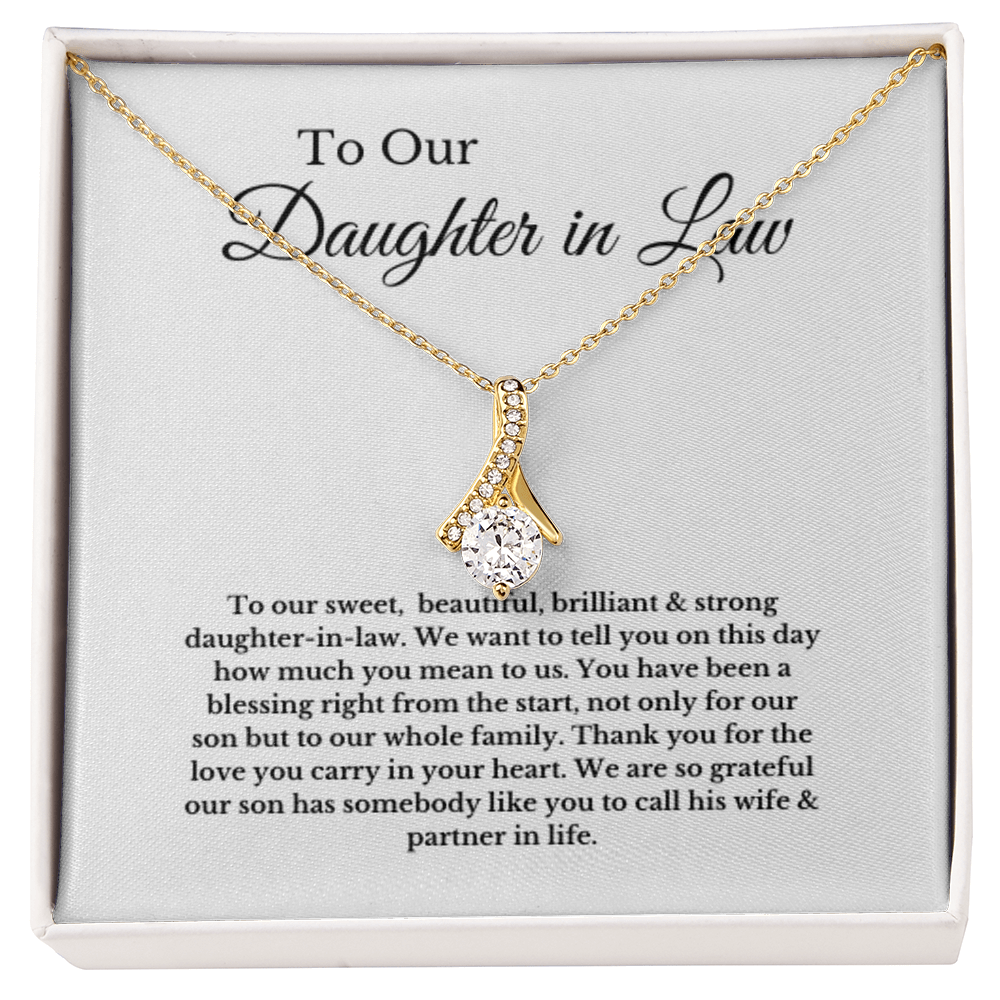Daughter In Law Necklace From Parents