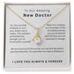 New Doctor Graduation Gift Registered Doctor Graduation Necklace Daughter Doctor Graduation Jewelry Meaningful Gift Medical School Keepsake