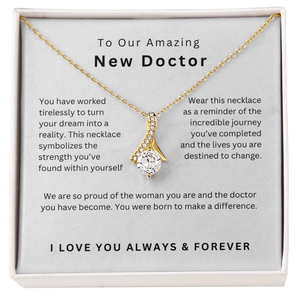 New Doctor Graduation Gift Registered Doctor Graduation Necklace Daughter Doctor Graduation Jewelry Meaningful Gift Medical School Keepsake
