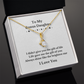 To My Bonus Daughter Necklace, Jewelry Gift
