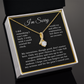 Apology Gift Necklace Message, I'm Sorry Card with Jewelry