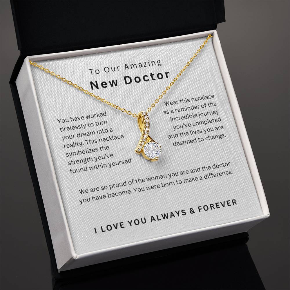New Doctor Graduation Gift Registered Doctor Graduation Necklace Daughter Doctor Graduation Jewelry Meaningful Gift Medical School Keepsake