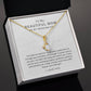 Mother of the Bride Gift from Daughter Mother of the Bride Necklace from Bride Eternity Necklace Mom of Bride Gift To Mom from Bride