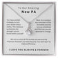 New PA Graduation Gift Physician Assistant Graduation Necklace Daughter PA Graduation Jewelry Meaningful Gift PA School Keepsake