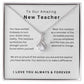 New Teacher Graduation Gift Teacher Graduation Necklace Daughter Teacher Graduation Jewelry Meaningful Gift Education School Keepsake