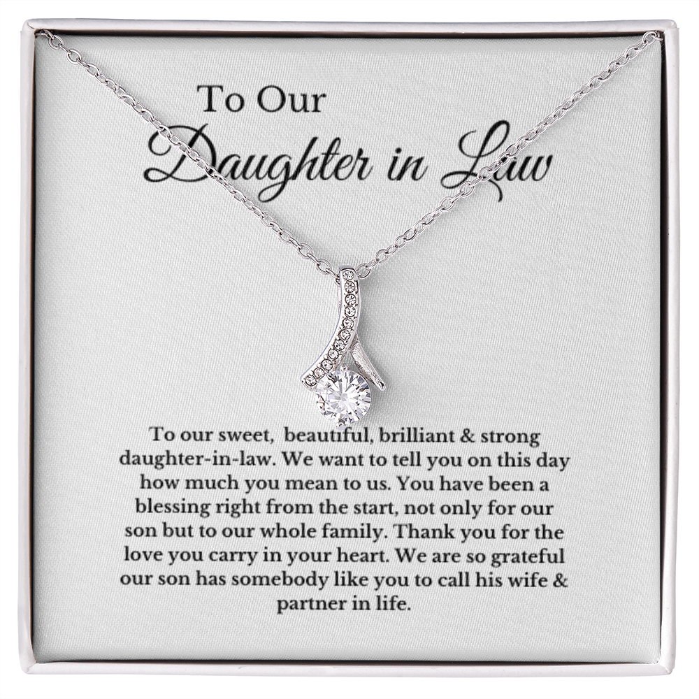 Daughter In Law Necklace From Parents