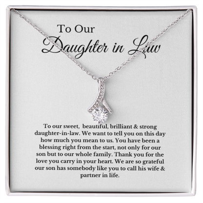 Daughter In Law Necklace From Parents