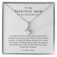 Mother of the Bride Gift from Daughter Mother of the Bride Necklace from Bride Eternity Necklace Mom of Bride Gift To Mom from Bride