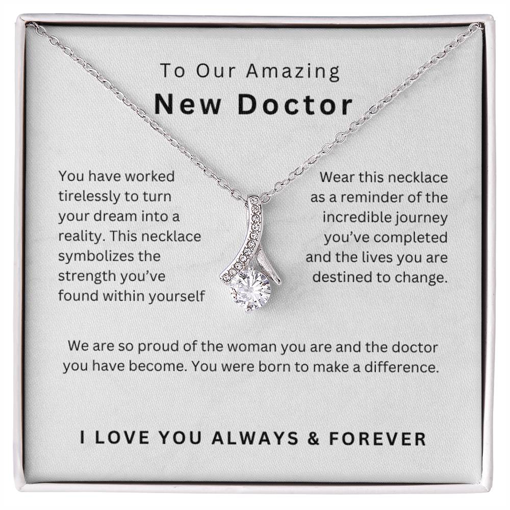 New Doctor Graduation Gift Registered Doctor Graduation Necklace Daughter Doctor Graduation Jewelry Meaningful Gift Medical School Keepsake