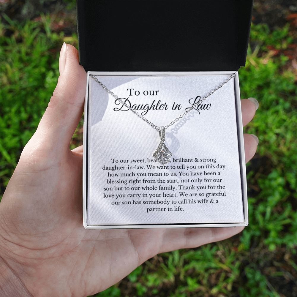 To Our Daughter-In-Law Gift On Wedding Day, Future Daughter In Law Rehearsal Dinner Gift