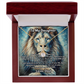 Lion Necklace, Silver or Gold Lion Necklace, Wild Animal Necklace, From Dad Necklace, Jewelry, Daughter Son Gift