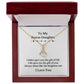 To My Bonus Daughter Necklace, Jewelry Gift From Parents Bright Star Necklace, Step Daughter Gift