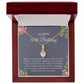 50th Birthday Necklace, Alluring Ribbon Jewelry