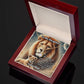 Lion Necklace, Silver or Gold Lion Necklace, Wild Animal Necklace, From Dad Necklace, Jewelry, Daughter Son Gift
