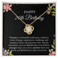 20th Birthday Necklace, Birthday Love Knot Necklace, Birthday Gifts For Woman, Birthday Card, Pendant Necklace