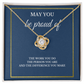 May You Be Proud Necklace, Coworker Birthday Gift, Employee Gifts, Thank You Notebook, Leader Appreciation Jewelry