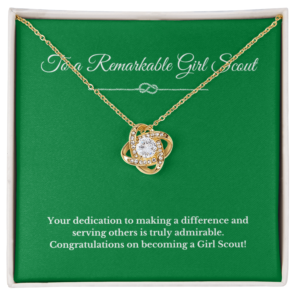 Love Knot To A Remarkable Scout Necklace