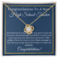 High School Teacher Necklace, Graduation Gift for Teacher, Stylish Jewelry for Future High School Educator, Class of 2025 Teacher