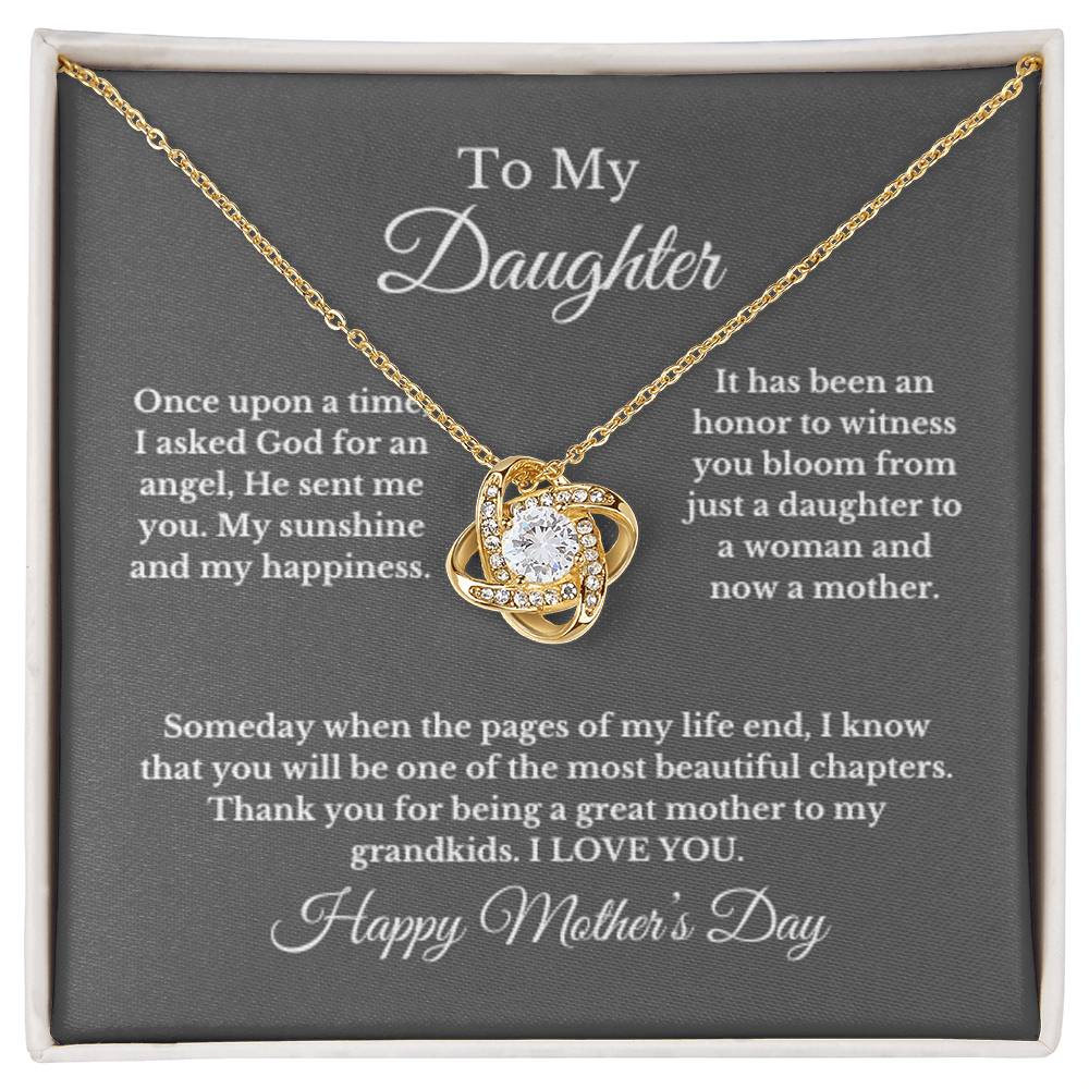 To Daughter From Mom Mother's Day Gift- Great Mother Necklace