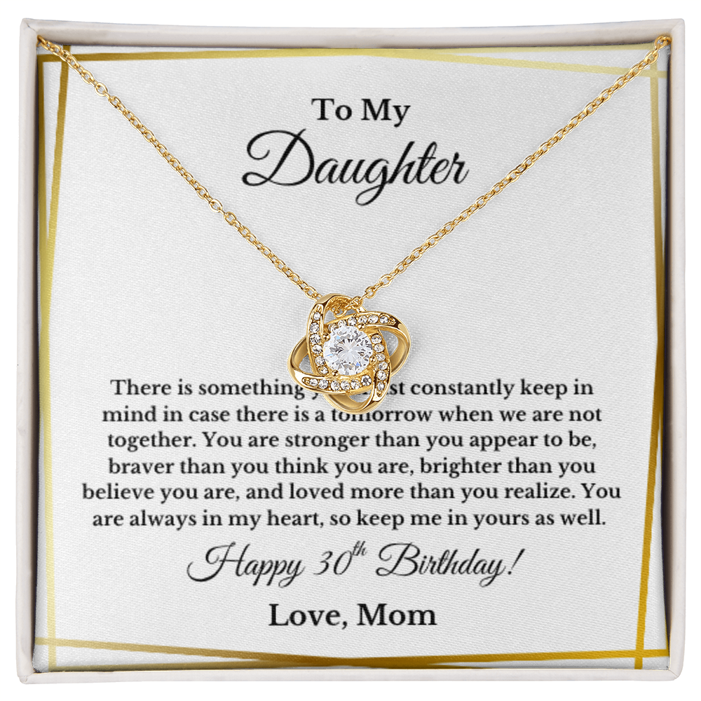Daughter 30th Birthday Necklace