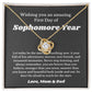 First Day Of Sophomore Year, For Daughter, Son, Back To School Gift Necklace Jewelry High School