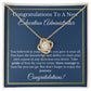 Education Administrator Gift, School Leader Necklace, Graduation Jewelry for Future Admin, Aspiring Educational Leader