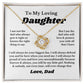 To My Daughter Necklace Gift From Dad, Jewelry