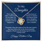 To My Daughter From Mom, Mother's Day Necklace