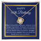 Fifty Birthday Necklace, Birthday Necklace, For Woman, Birthday Card, 50th