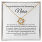 Love Knot Nurse Graduation Gift, Graduation Gift For Nurse