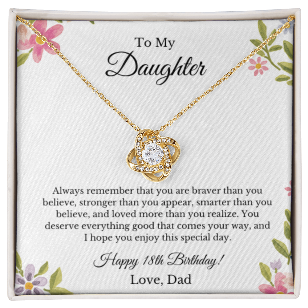 Daughter's 18th Birthday Necklace From Dad