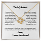 Gifts for Love, Necklace for Wife From Husband, Anniversary Jewelry, Christmas Birthday for Her, To My Soulmate Gift, Wifey
