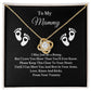 Baby Bump Necklace for Mum, Silver Pendant with Message Card, Gift for Mummy