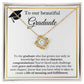 Graduation Gift Necklace, Gold Diamond, Graduation Gifts for Her, High School Graduation Gifts for Her, College Graduation, Class of 2023