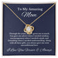 To My Amazing Mom Gift for Mother From Daughter Mom Gift