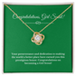Love Knot Scout Gift Necklace, Jewelry, Leader Gift Gold Award